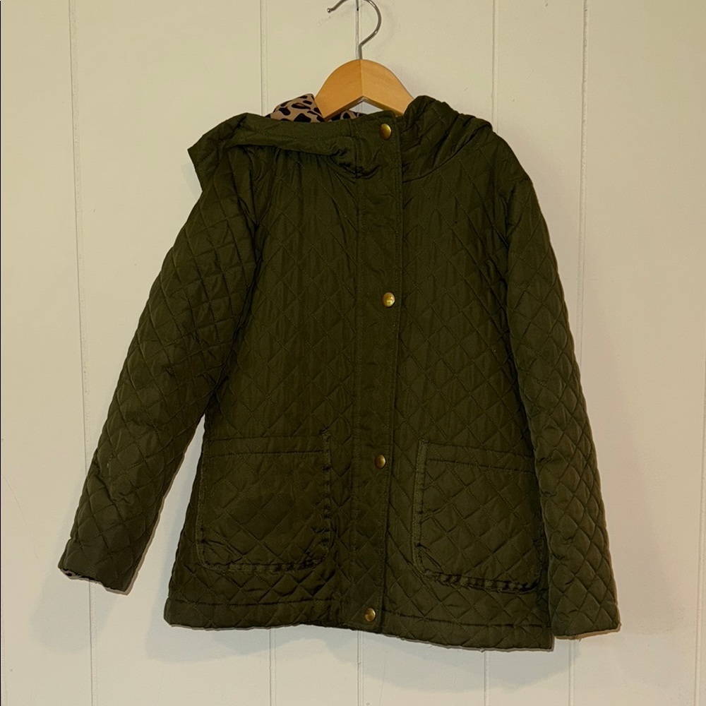 J. Crew Olive Quilted Jacket